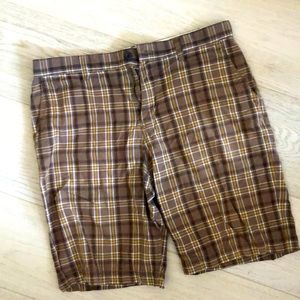 Mens plaid shorts - old navy size 33